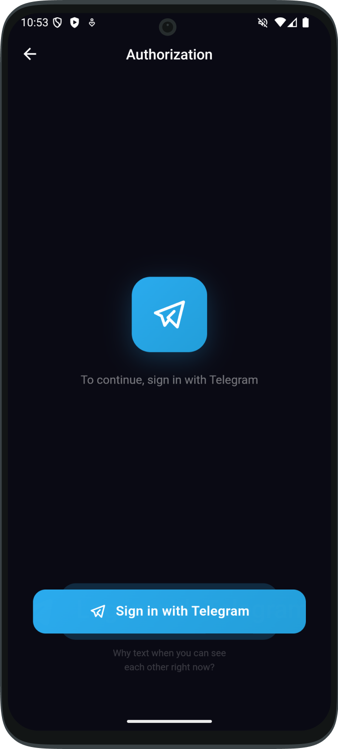 SECURE LOGIN screenshot